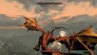 ड्रैगनबोर्न: ड्रैगनफ्लाइंग स्किरीम ड्रेगन पूरी तरह से उड़ने वाले ड्रेगन को उड़ाने के लिए