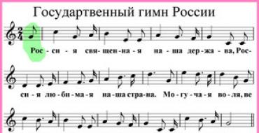 रूसी संघ का आधुनिक गान