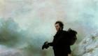 Farväl till A.S.  Pushkin med havet - Tatyana Kolosova.  Komposition baserad på målningen av Aivazovsky 