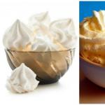केक या डेसर्ट के लिए घर पर क्रीम कैसे व्हिप करें - फोटो के साथ स्टेप बाय स्टेप रेसिपी