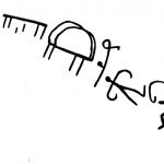 A lélek hieroglifái, vagy amint azt a papíron történő scrawl bizonyítja